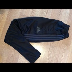 Black adidas joggers